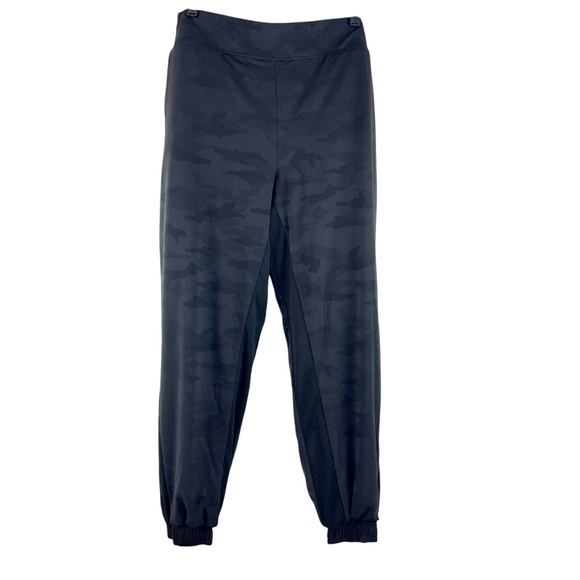 Athleta Lined Camo Jogger Pants in Black - Picture 2 of 6